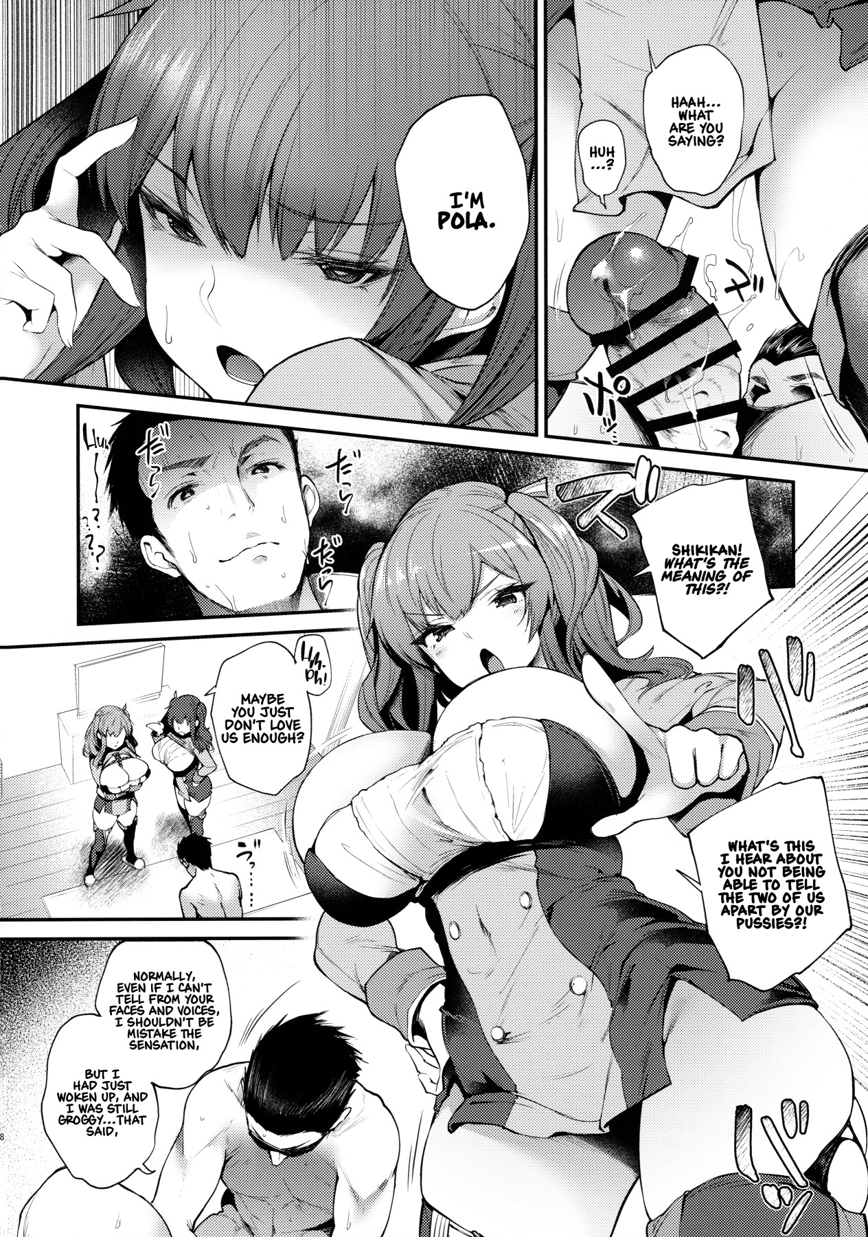 Hentai Manga Comic-Pola On The Right, Zrd's On The Left-Read-7